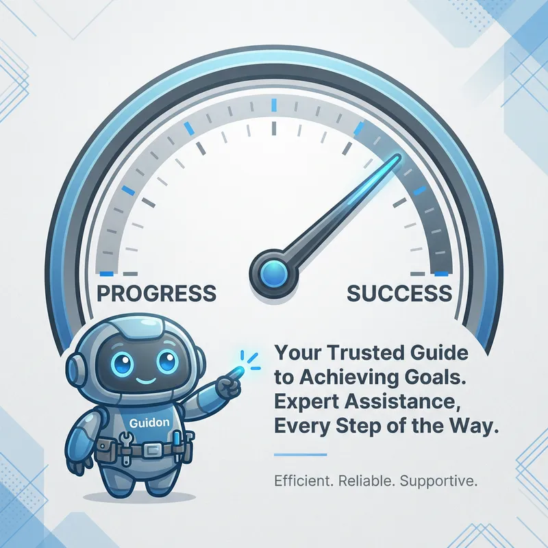 Friendly Blue & Grey Mascot Design: Expert Helper & Assistant