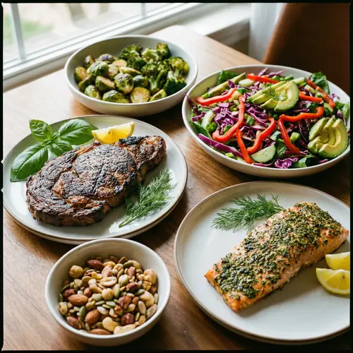 Healthy Keto Meals | Vibrant Food Photography