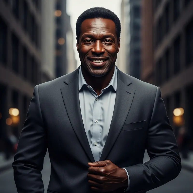 Strong & Tall: Mature Black Man