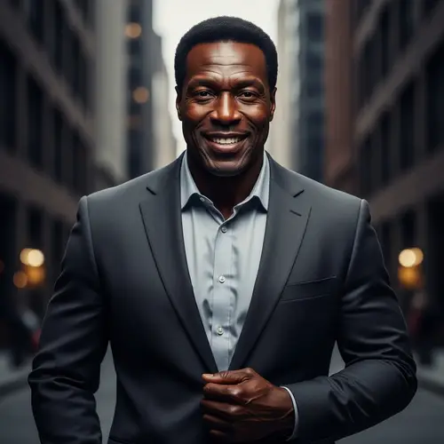 Strong & Tall: Mature Black Man