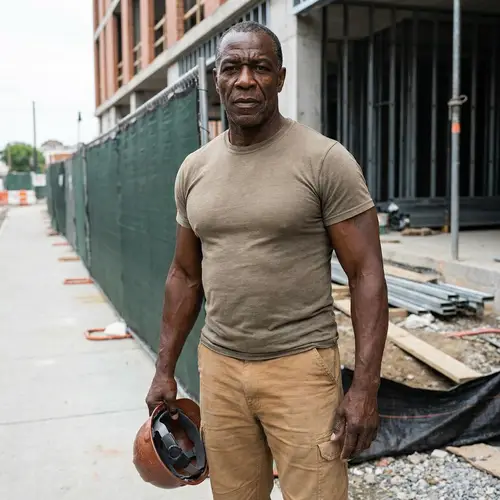 Strong & Tall: Mature Black Man