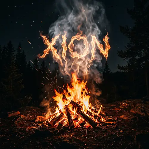 Dramatic Roaring Fire at Night | XION