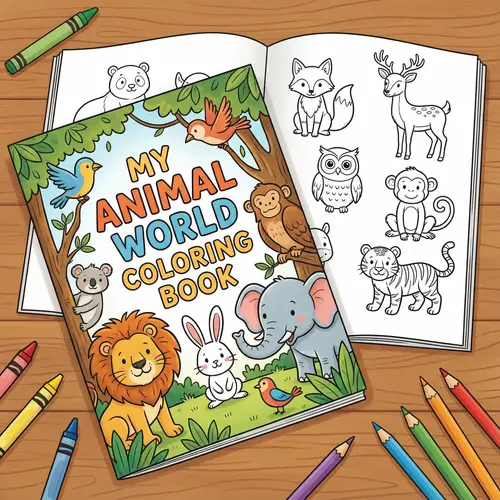 Children's Animal Coloring Book - Creative and Fun Designs