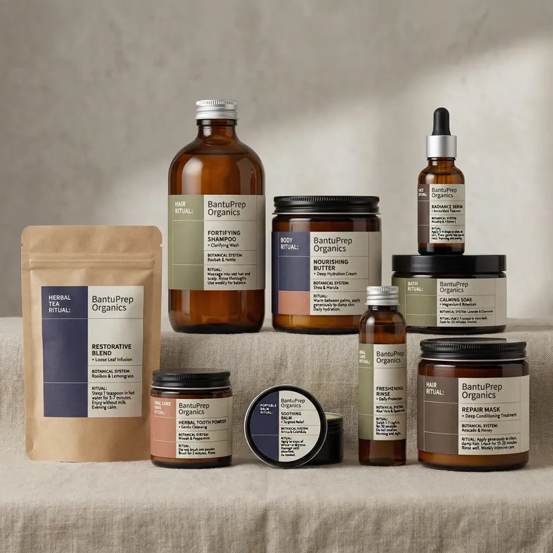 BantuPrep Organics: Timeless Packaging Solutions