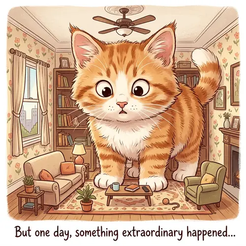 Extraordinary Growth: Giant Kitten Surprises All