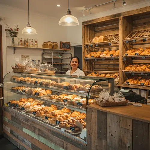 Charming Boutique Bakeshop with Warm Ambiance