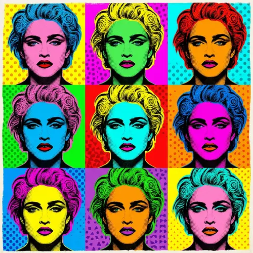 Vibrant Warhol-Style Pop Art Portraits