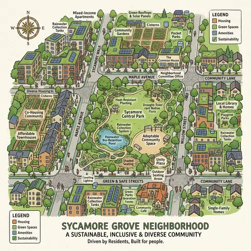 Sustainable, Inclusive, and Diverse Neighborhood Map