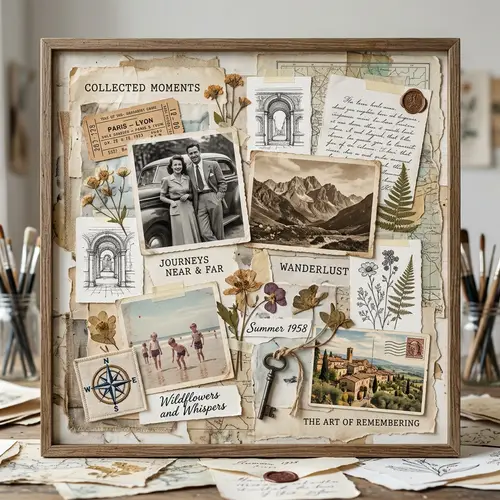 Artistic Collage Creations with Custom Images