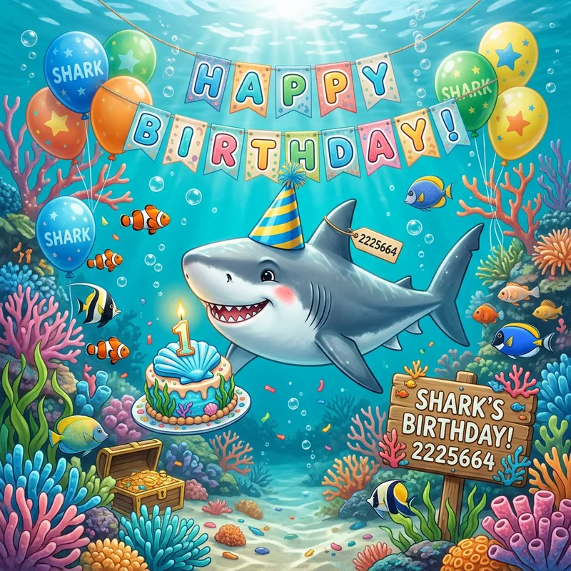 Birthday Shark Party Ideas and Decorations