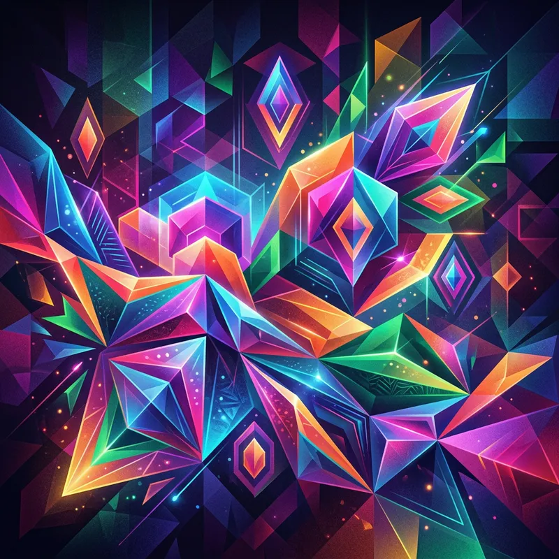 Vibrant Abstract 4K Laptop Wallpaper
