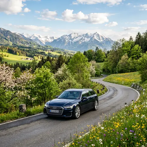 Audi in Nature: Stunning Spring Scenery