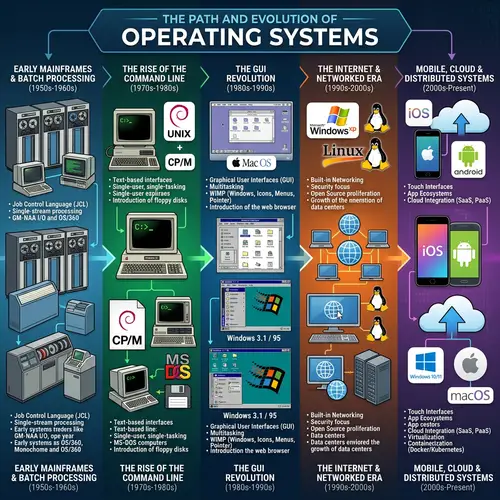 Evolution of Operating Systems: Path & History