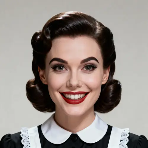 1950s Housewife Portrait - Surreal Style Visuals