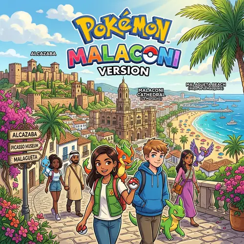 Pokémon-Inspired Game Set in Scenic Málaga | Explore Landmarks & Battles