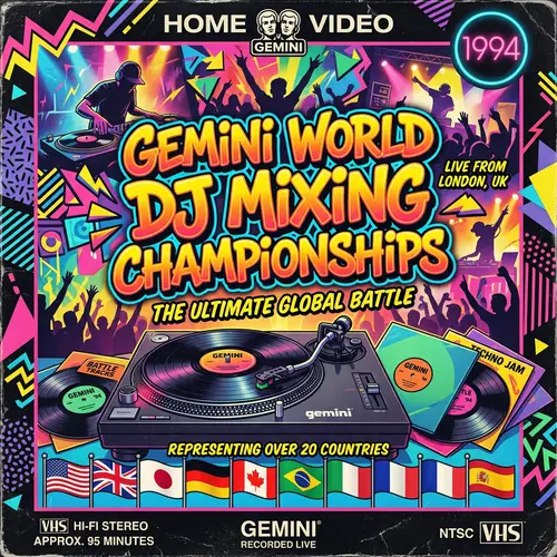 1994 Gemini World DJ Mixing Championships Home Video Cover