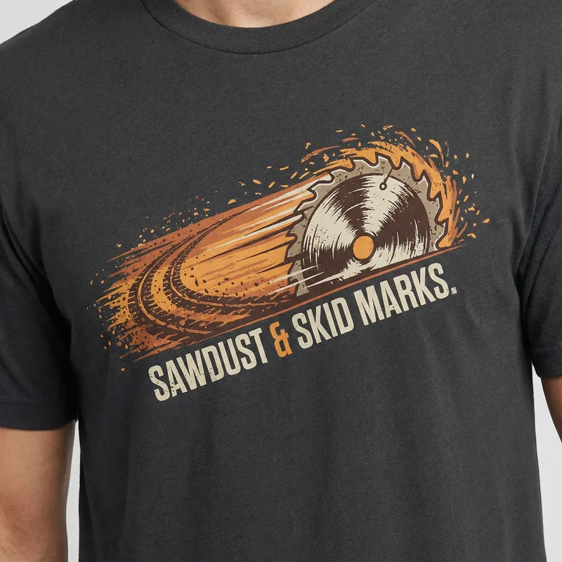 Circular Saw Blade Graphic T-Shirt Design Circular Saw Blade Graphic T-Shirt Design