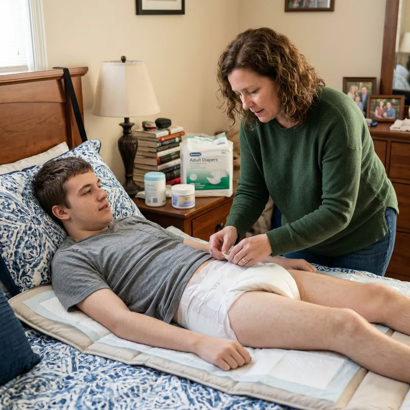 18-Year-Old Boy in Diapers: A Unique Image 18-Year-Old Boy in Diapers: A Unique Image