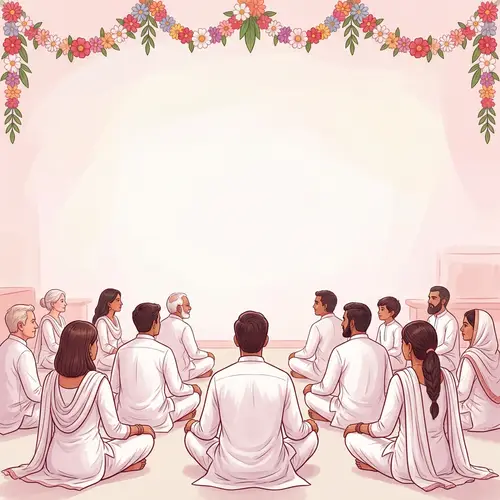 Indian Classroom Presentation: Diverse Audience Sitting Attentively