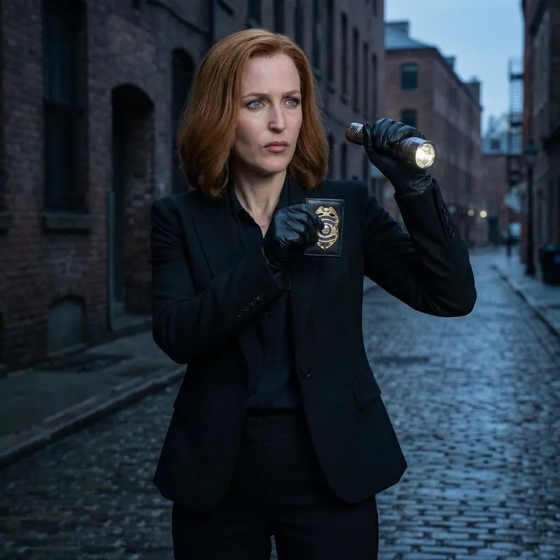 Dana Scully Art | Realistic Portrait with Elegance Dana Scully Art | Realistic Portrait with Elegance