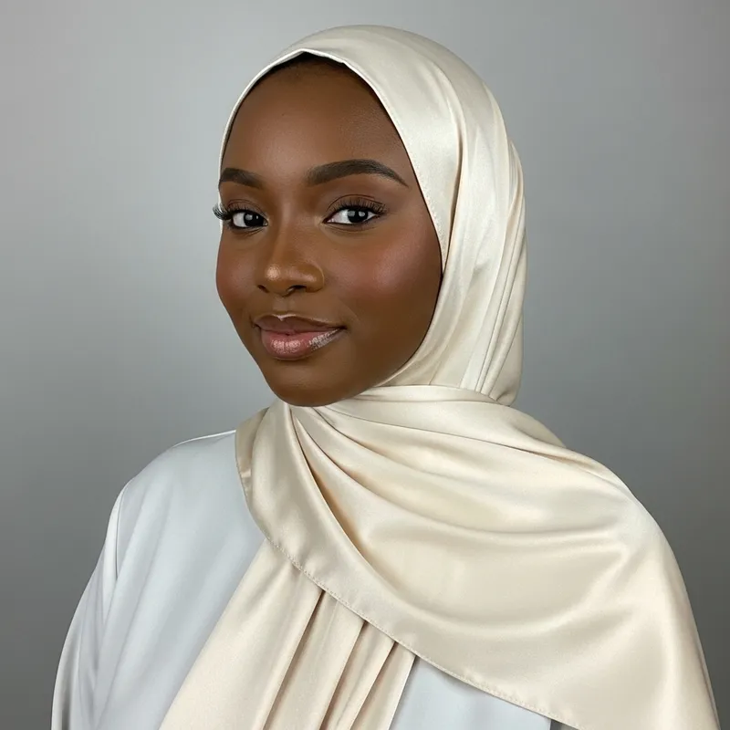 Stylish Cream Hijab for Every Occasion