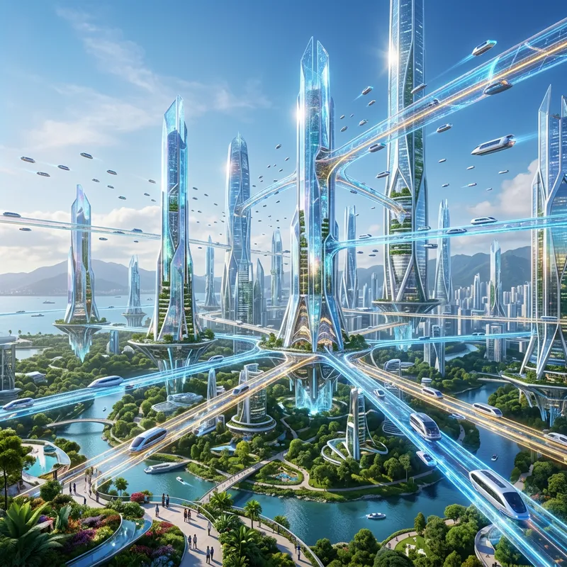 Futuristic Utopia of 3030: A Glimpse into Tomorrow