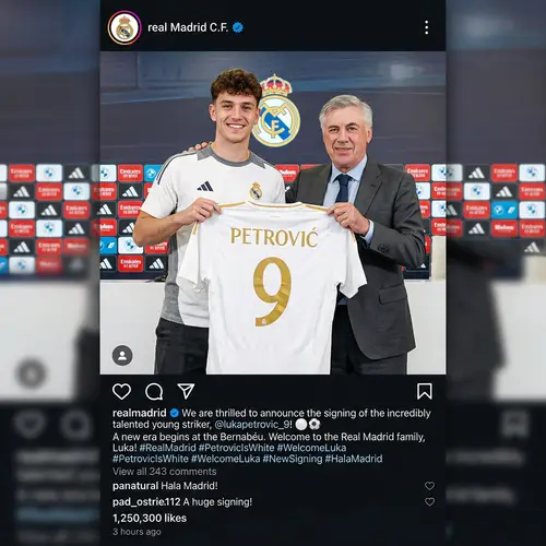 Real Madrid Twitter Announcement: Signing Kylian Mbappé