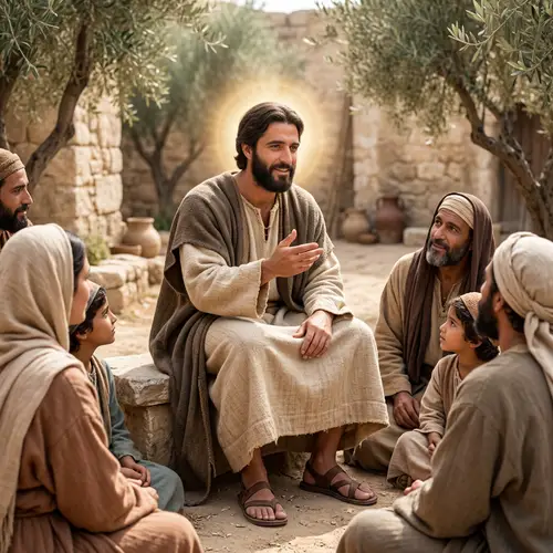 Traditional Depiction of Historical Figure: Compassion, Love, Wisdom