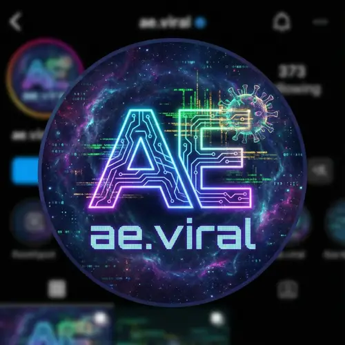 Unique Instagram Profile Picture Design for ae.viral