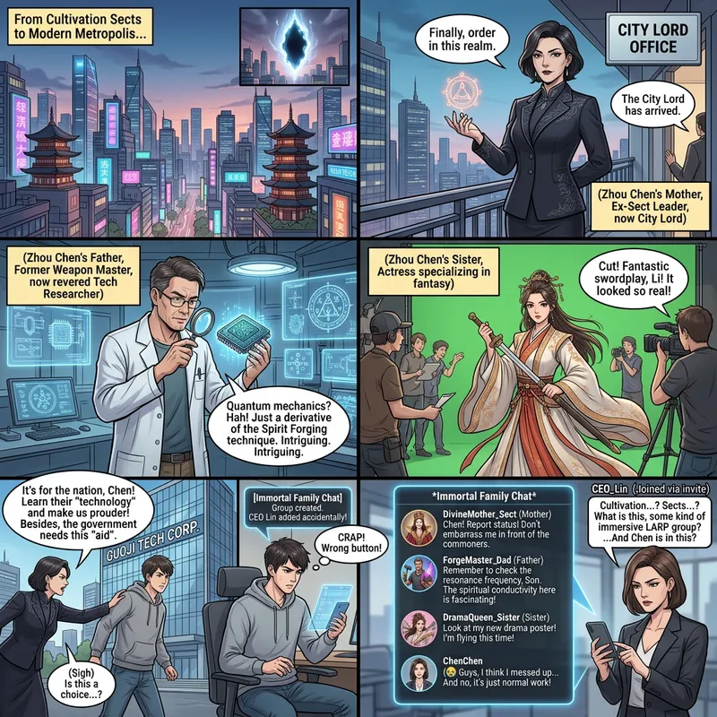 Family from Fantasy World: Modern Adventures Family from Fantasy World: Modern Adventures
