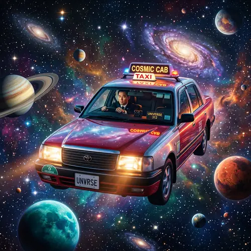 Cosmic Journey: Taxi in the Universe