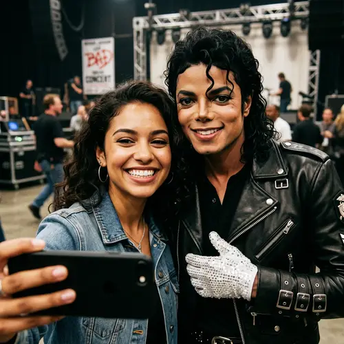 Selfie with Michael Jackson - Unforgettable Moment