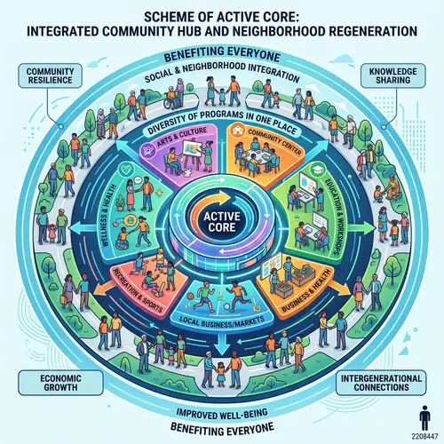 Active Core Schemes for Social Integration Programs