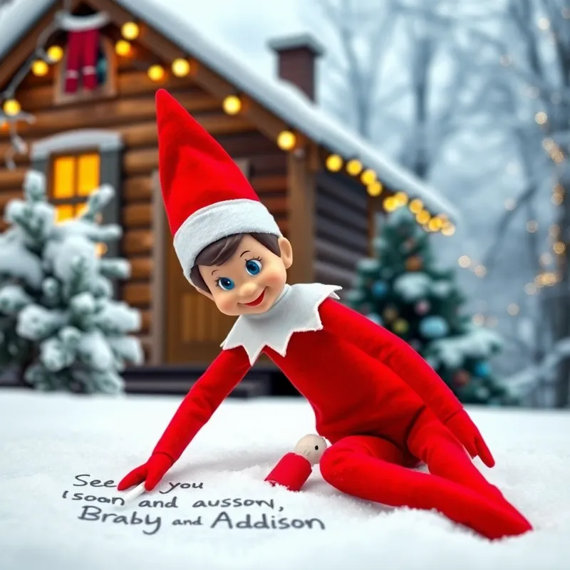 Magical Elf on the Shelf Winter Wonderland Magical Elf on the Shelf Winter Wonderland