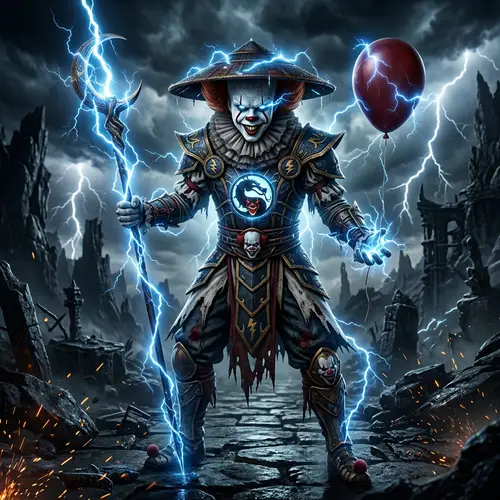 Pennywise Meets Raiden: A Dark Fusion