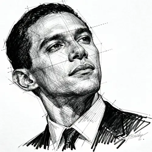 Professional Pen Drawing Image Transformation