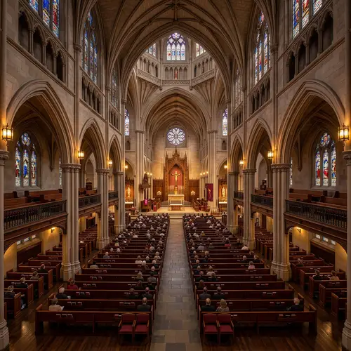 Neo-Gothic Church Interior for 500+ Guests