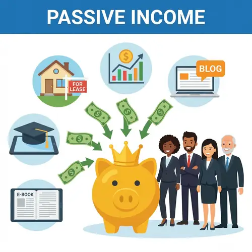 Diversify Passive Income with Real Estate, Investments, and Blogging