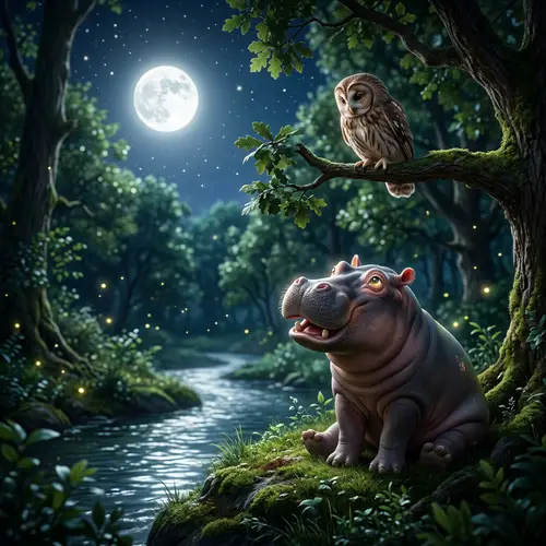 Oliver the Owl Helps Harold the Hippo: A Heartwarming Journey