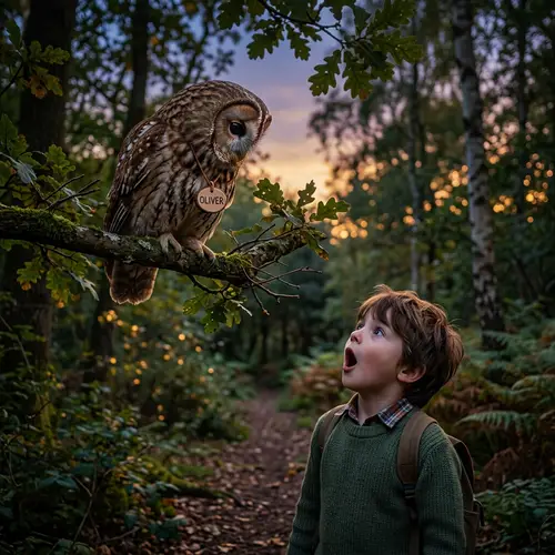 Surprising Encounter with Oliver the Friendly Owl | Magical Dream Come True