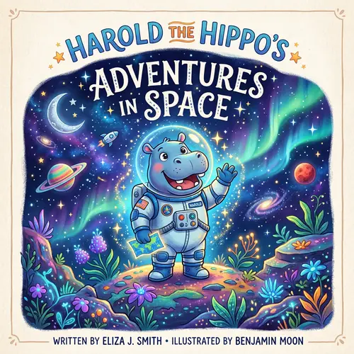 Harold the Hippo's Adventures in Space - Children's Bedtime Story