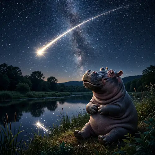 Harold the Hippo's Starlit Wish: A Fantastical Journey