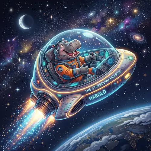Harold the Hippo's Space Adventure | Stardust Spectacle