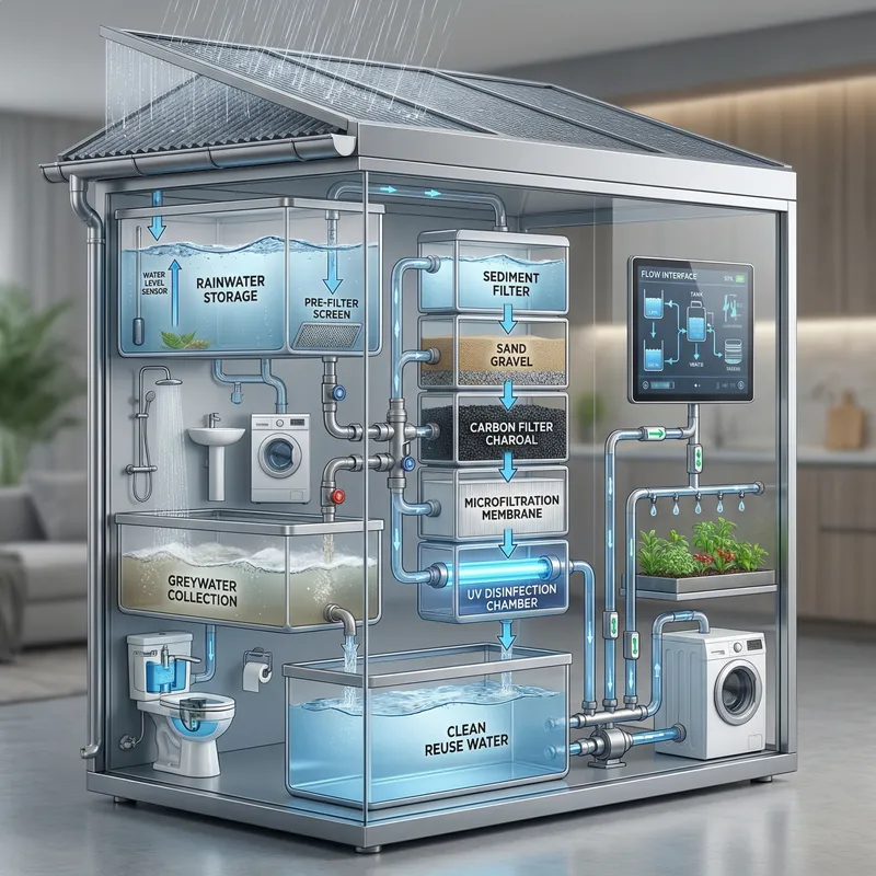 Highly Detailed 3D Water Capture & Filtration Model