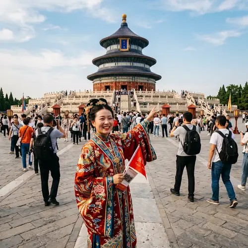 Explore Culture with a Cheerful Chinese Tour Guide