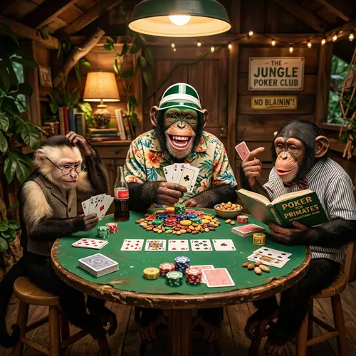 Cheeky Monkeys Poker Game: Fun and Educational Scene