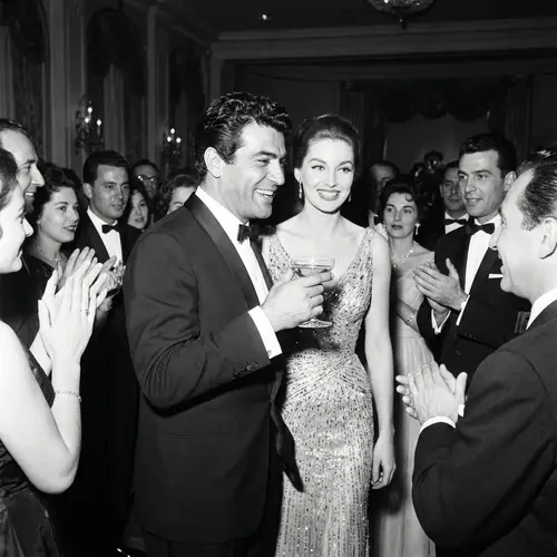 Elegant Party with Lookalikes of Turkish Actor and Australian Model