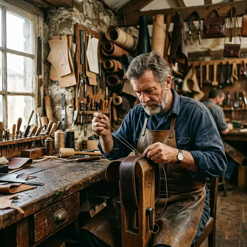 Traditional Artisan Leather-Working Process