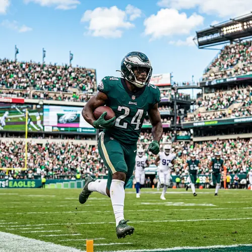 Dynamic Football Player in Action