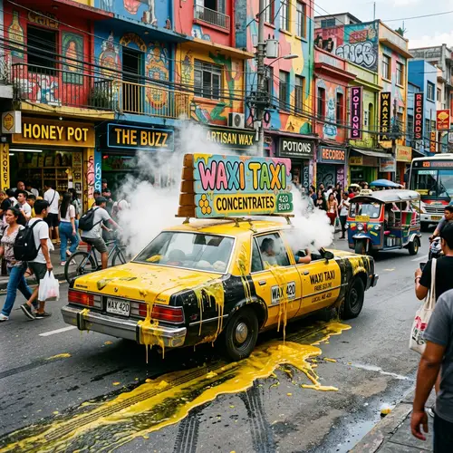Waxi Taxi: A Colorful Ride through a Vibrant City